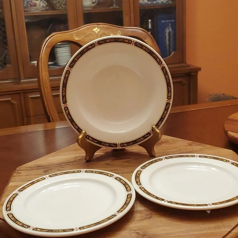 One Bowl and two salad plates by Steelite